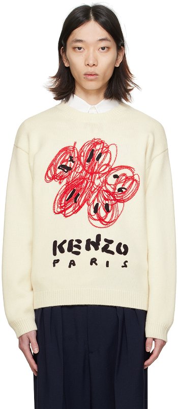 KENZO Paris Drawn Sweater FE58PU0063BF