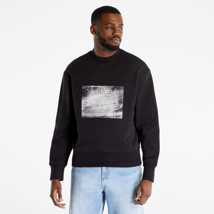 Sweatshirt CALVIN KLEIN Motion Blur Photopri Sweatshirt J30J323224 BEH ...