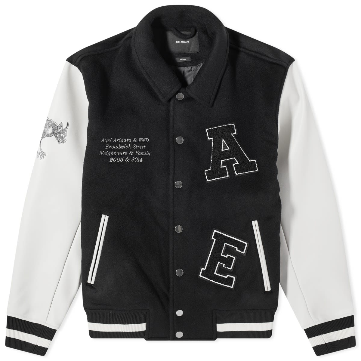 Bomber jacket AXEL ARIGATO END. x Milan Gargoyle Varsity Jacket ML