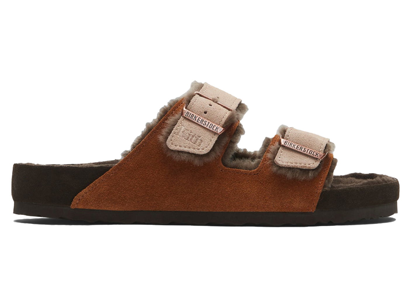 Birkenstock Arizona Shearling Kith Mink Dark Brown 1023775/1023780