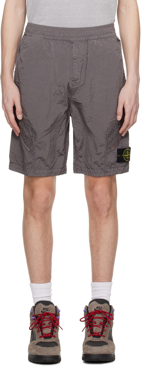 Gray Patch Shorts