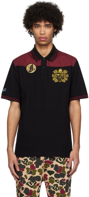 BILLIONAIRE BOYS CLUB Paneled Polo Tee B24140