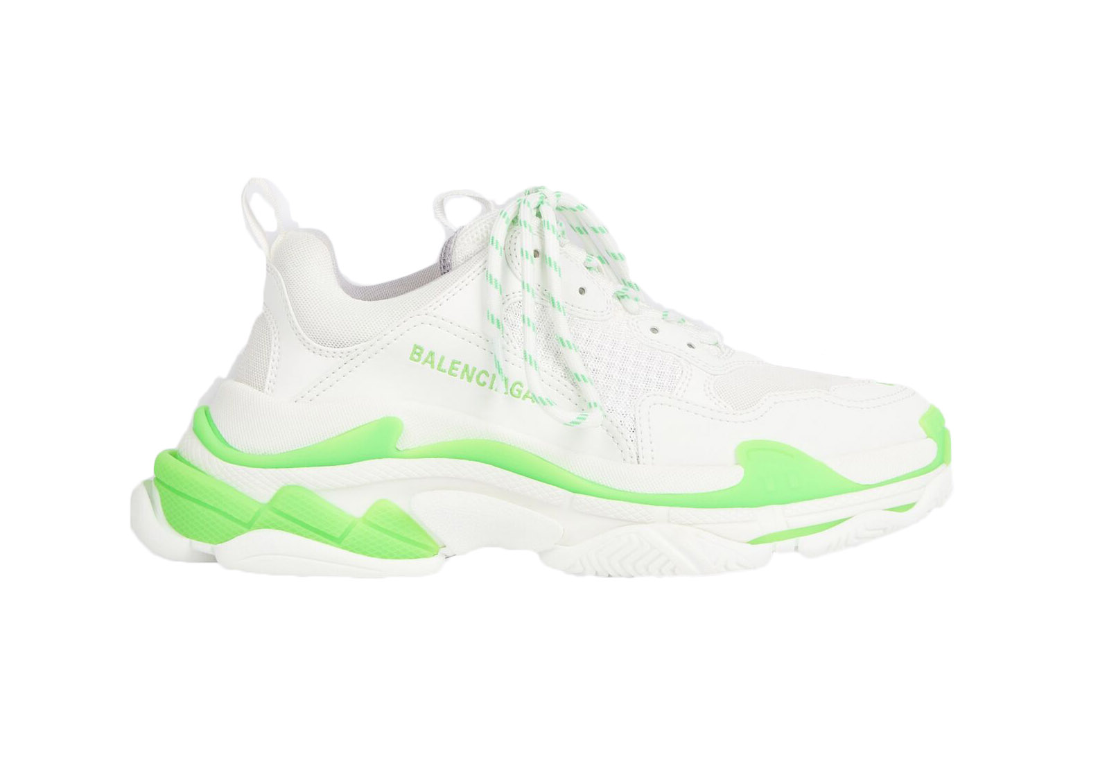 Balenciaga triple best sale s fluo green