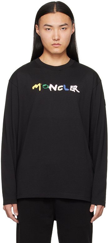 Moncler Printed Long Sleeve T-Shirt J10918D00012829HP