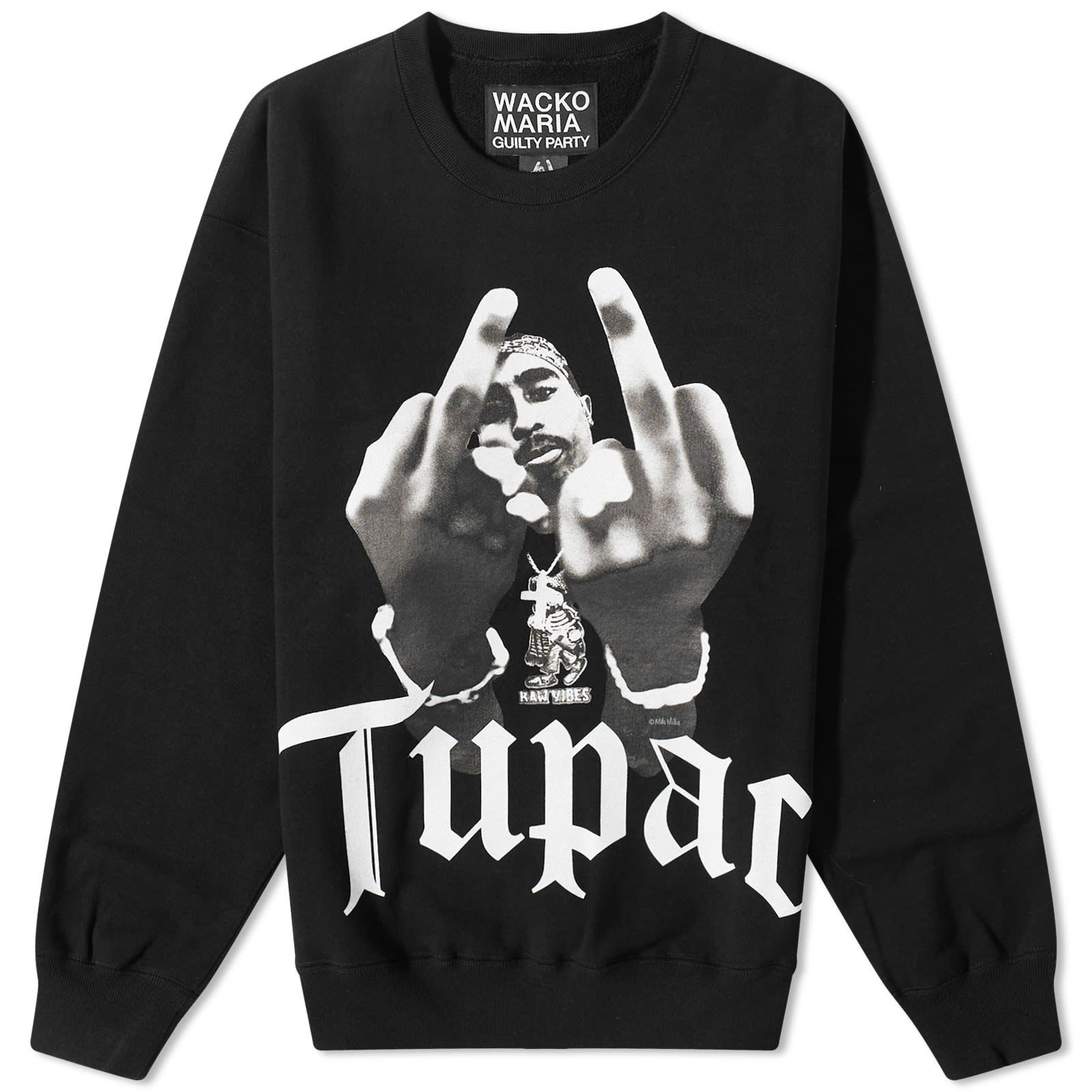 Sweater WACKO MARIA Tupac Heavyweight Type Crewneck TUPAC-WM-SS01