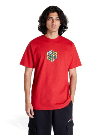 Stüssy T-Shirt Cube Tee 1904845 dark red