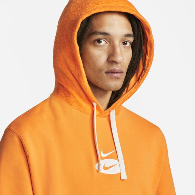 Nike nike sportswear swoosh men's french 2024 terry pullover hoodie