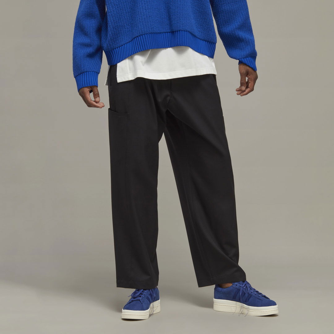 Sweatpants Y-3 Refined Wool Straight-Leg Pants H63048 | FLEXDOG