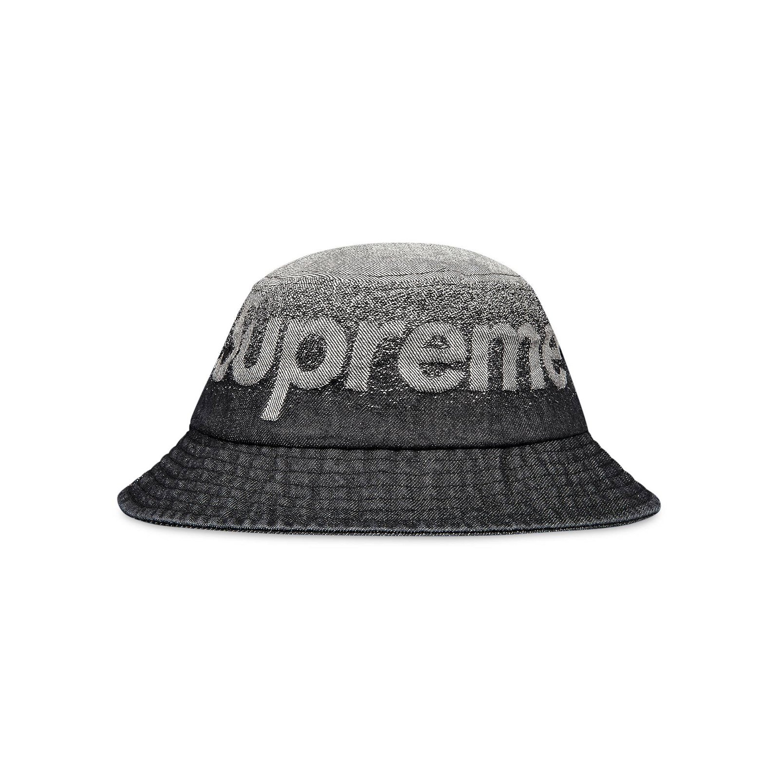 Hat Supreme Fade Jacquard Denim Crusher SS22H35 BLACK | FLEXDOG