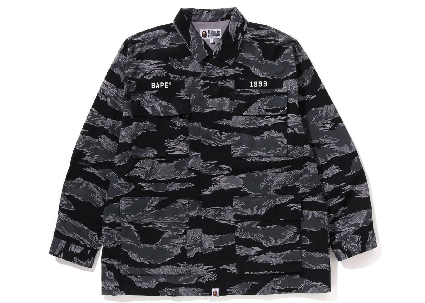 Shirt BAPE Tiger Camo Relaxed Fit Military Shirt 1I70-131-003