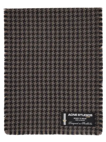 Acne Studios Houndstooth Scarf CA0264-