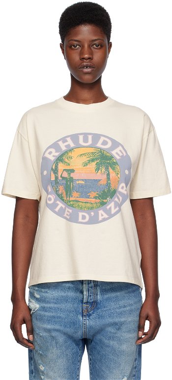 Rhude Lago T-Shirt "Off-White" RHPS24TT01012611