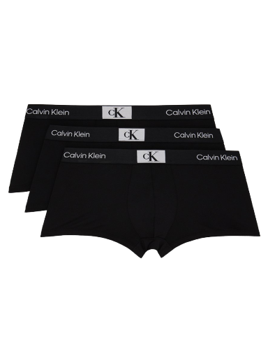 Boxers CALVIN KLEIN Underwear Three-Pack Black Reconsidered Steel Boxers  NB3074G