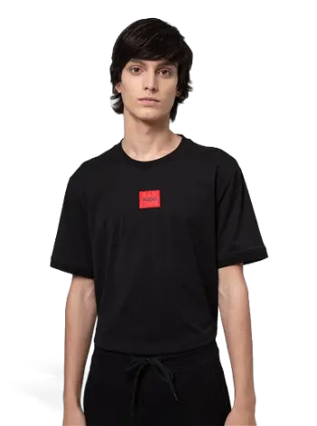 Red Box Logo on Black Shirt | Custom Box Logo Shirts | Suprestyle.me