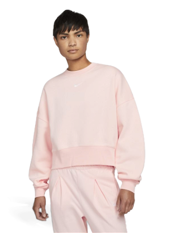 Nike Sportswear Collection Essentials Oversized Fleece Crew Sweatshirt DJ7665-610