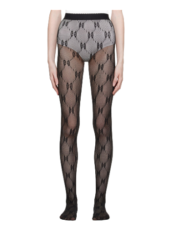 Gucci GG Knit Tights  Billie Eilish Styles a Lace Bra With a Slip