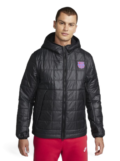 F.C. Barcelona Fleece-Lined Hooded Jacket
