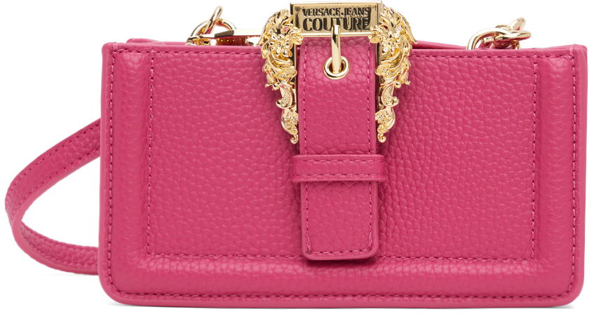 Versace Jeans Couture Pink Buckle Bag Versace