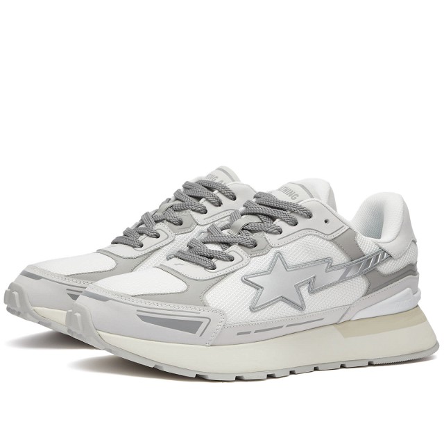 A Bathing Ape Men's Road Sta Express Sneakers in White, | END. Clothing