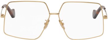 Loewe Gold Oversized Square Glasses LW50030U