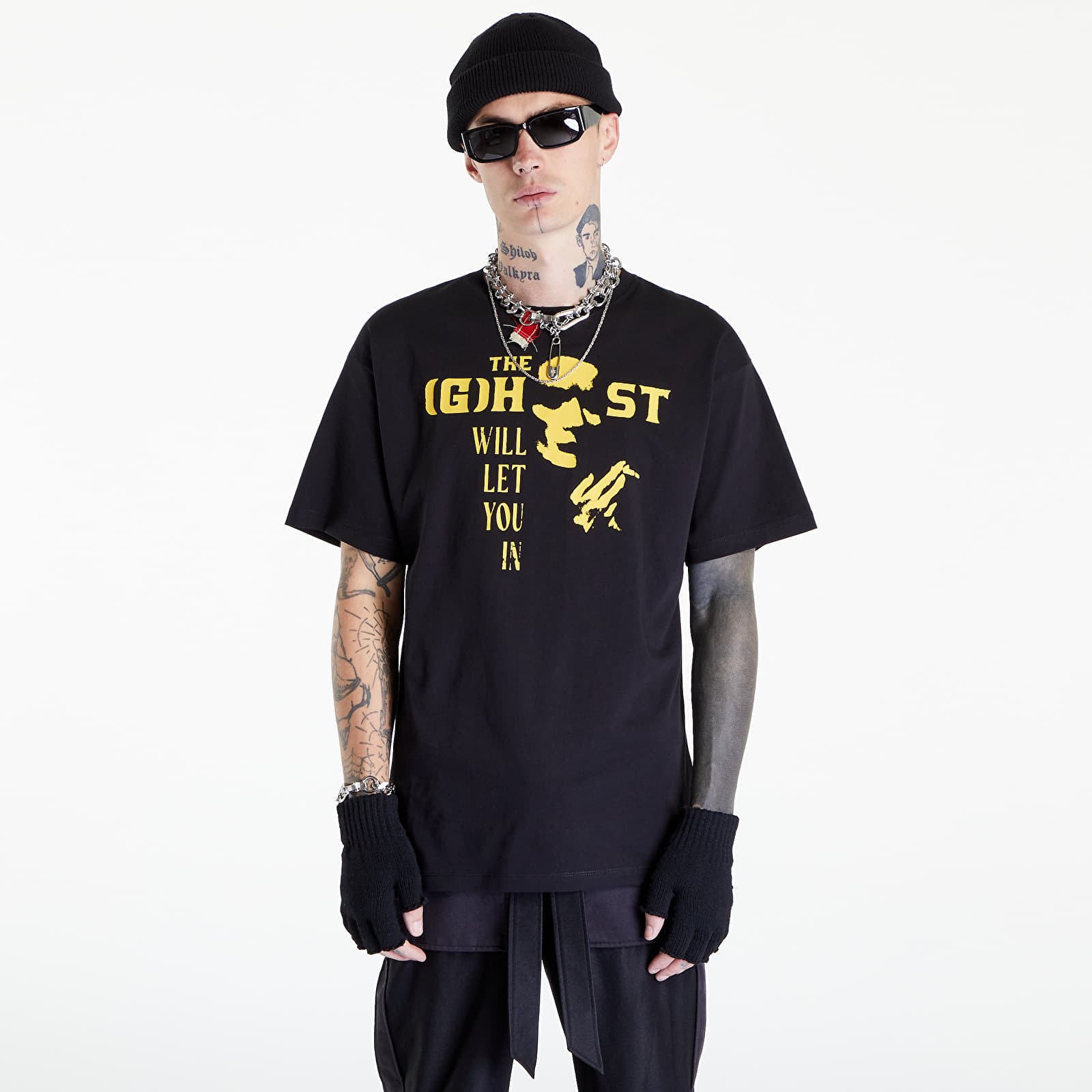 T shirt RAF SIMONS Big Fit T Shirt With Ghost Print On Front