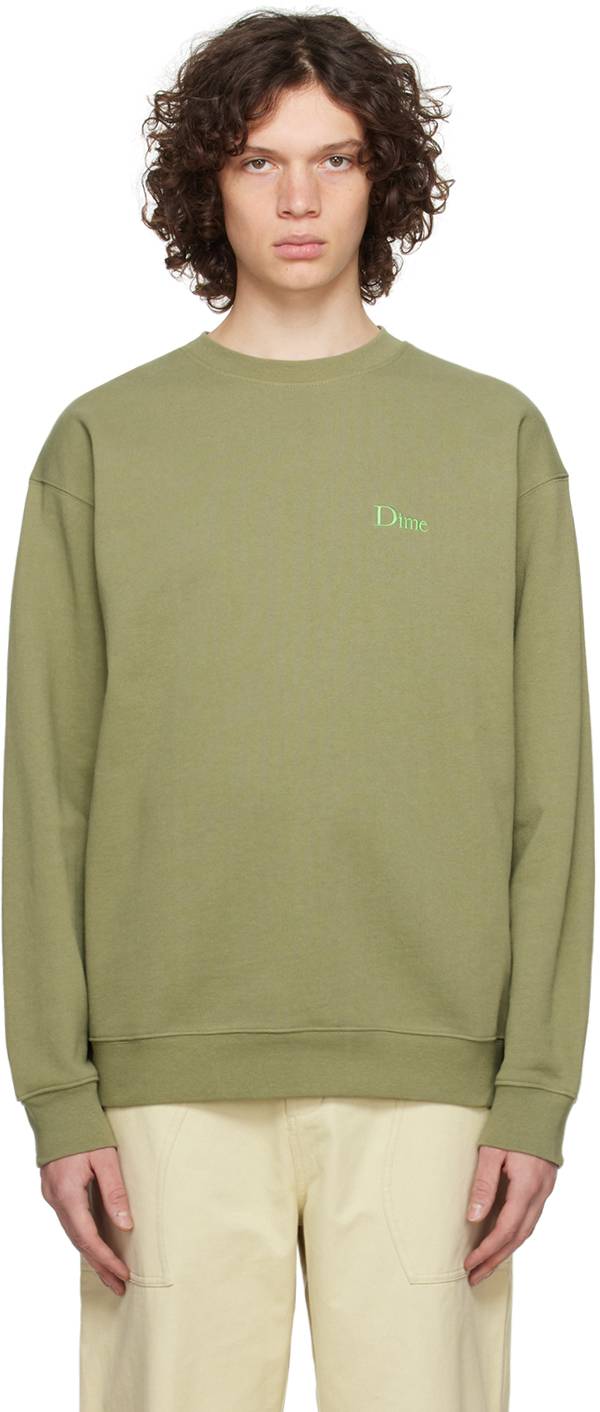 Sweatshirt Dime Classic Sweatshirt DIME23D2F17GRN | FLEXDOG