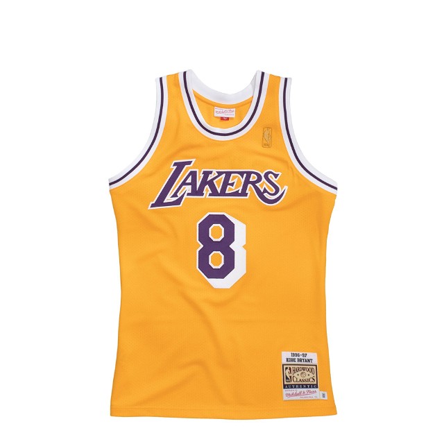 NBA AUTHENTIC JERSEY LOS ANGELES LAKERS HOME 1996-97 KOBE BRYANT #8