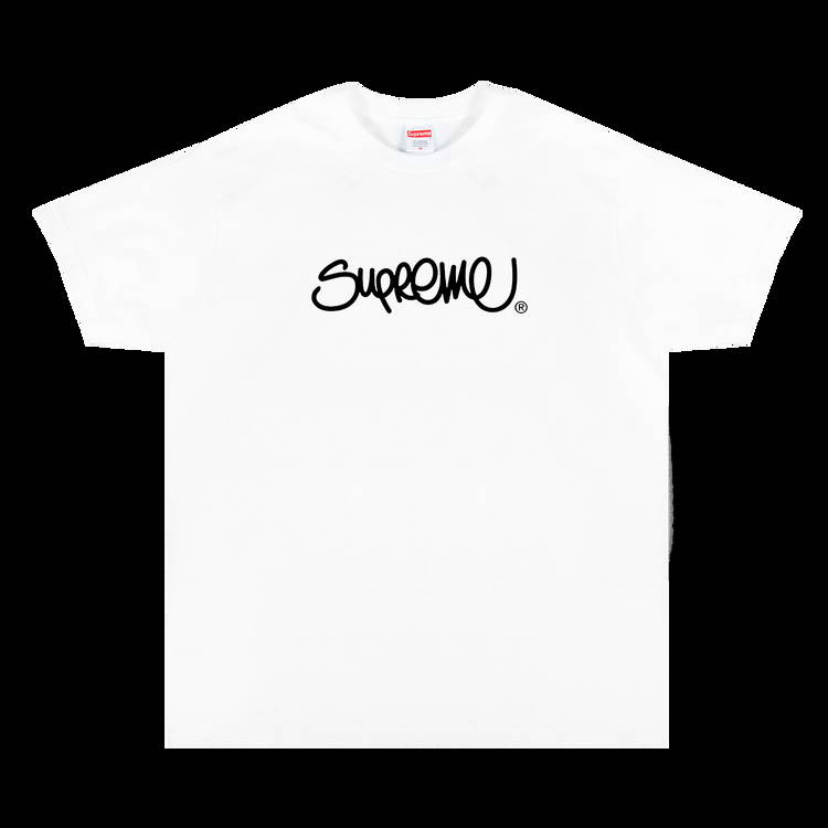 T-shirt Supreme Handstyle Tee SS22T74 WHITE | FLEXDOG