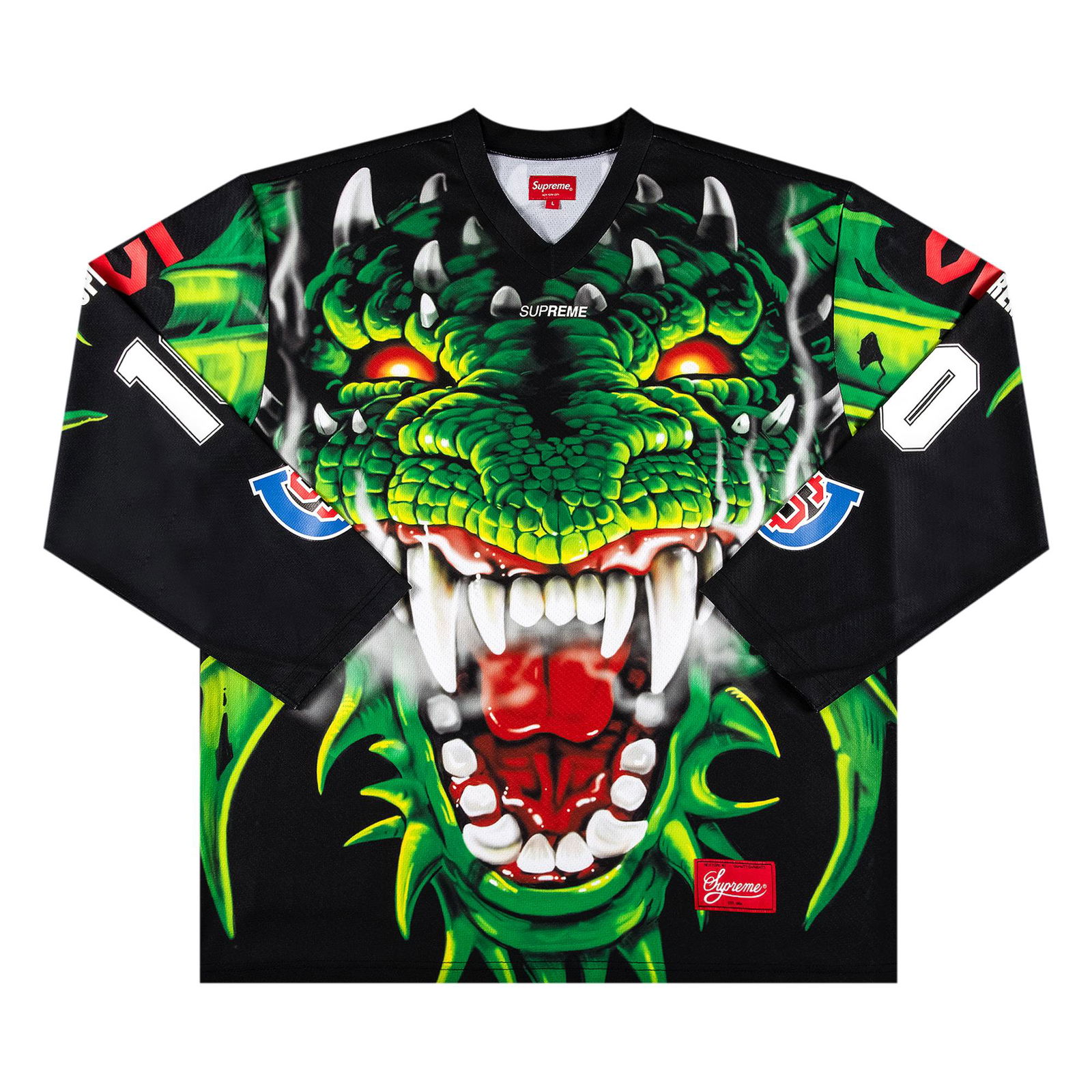 Jersey Supreme Dragon Hockey Jersey FW20KN10 BLACK | FLEXDOG