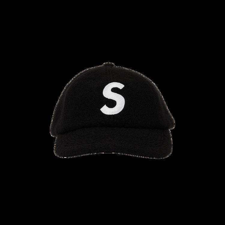 Cap Supreme Boiled Wool S Logo 6-Panel FW22H19 BLACK | FLEXDOG