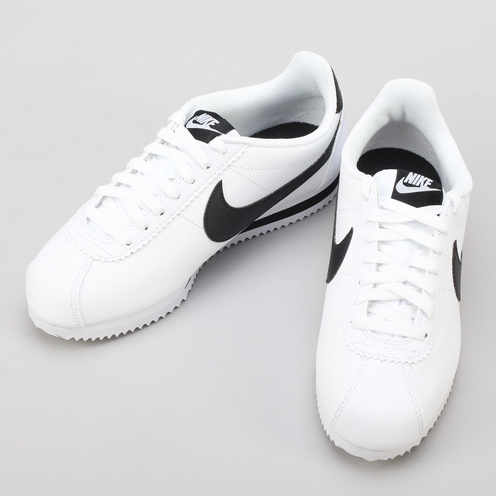 Nike Classic Cortez Black White (Women's)
