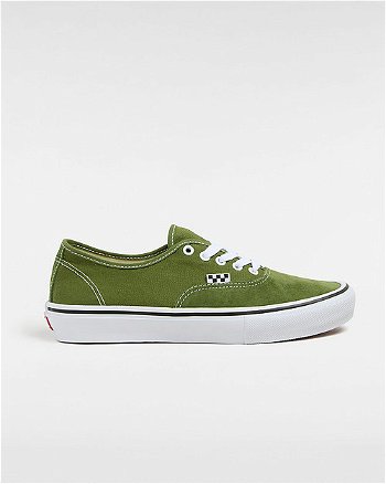 Vans Skate Authentic Shoes (green/white) Unisex White, Size 2.5 VN0A2Z2ZY9H