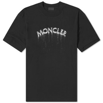 Moncler Women's Matt Black T-Shirt 8C000-02-89A17-999