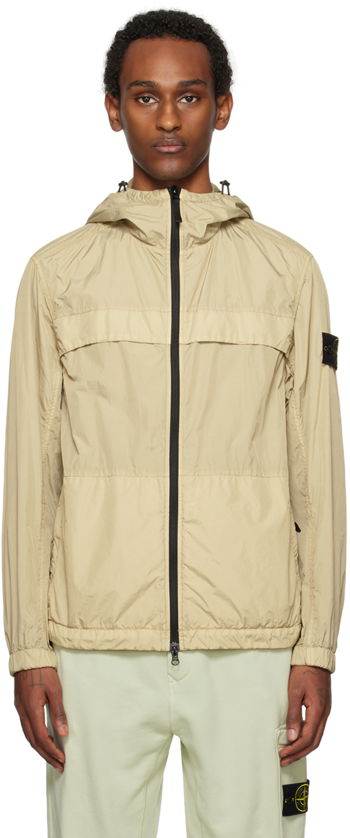 Stone Island Crinkle Reps R-NY Jacket "Khaki" 801540922