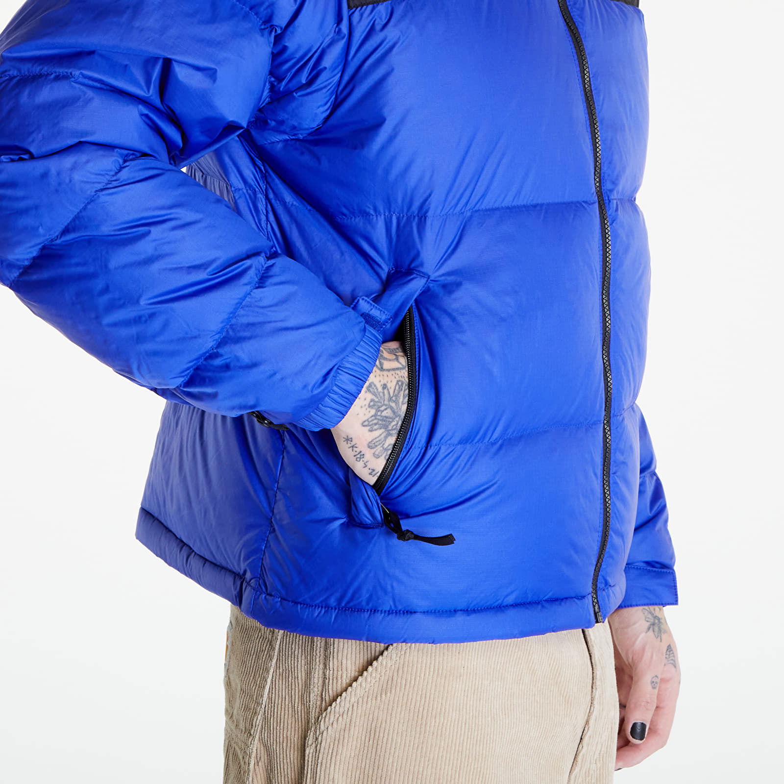 1996 retro nuptse outlet jacket aztec blue