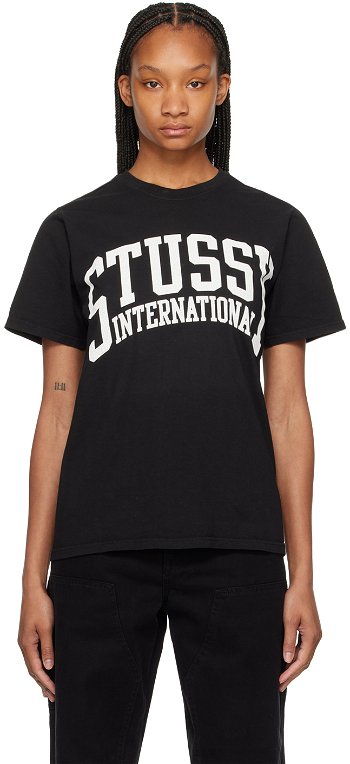 Stüssy Black Pigment-Dyed T-Shirt 1905003