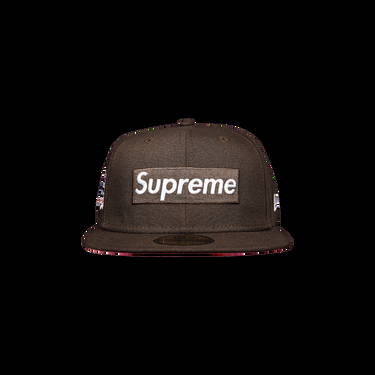 Cap Supreme No Comp Box Logo New Era FW21H67 BROWN | FLEXDOG