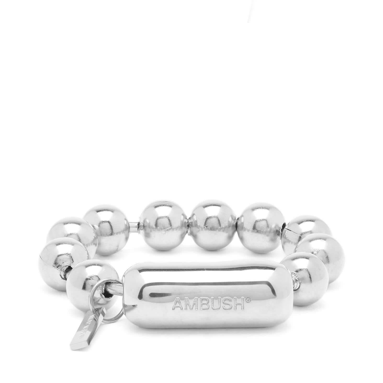 AMBUSH Safety Pin-Link Silver Bracelet for Women
