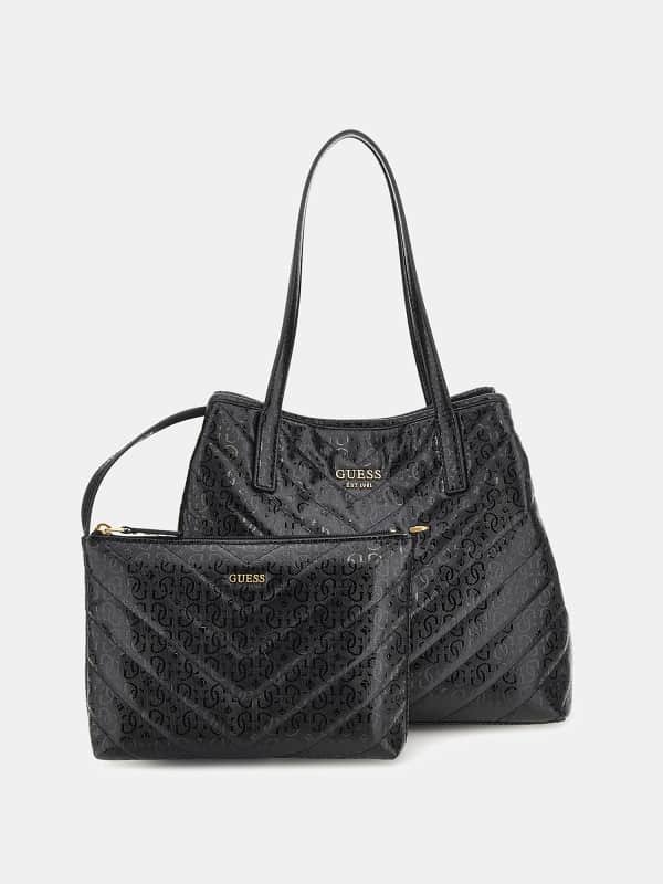 Guess Black Faux Patent Leather Shoulder Purse Bag | eBay