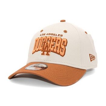 New Era 9FORTY MLB White Crown Los Angeles Dodgers Off White / Caramel Brown One Size 60435050