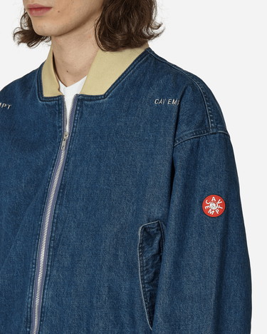 Jacket Cav Empt Washed Denim Zip Jacket CES24JK21 001 | FLEXDOG