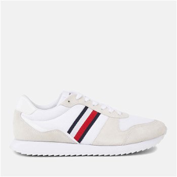 Tommy Hilfiger Men's Evo Mix Suede, Leather and Mesh Trainers - UK 7 FM0FM04886YBS