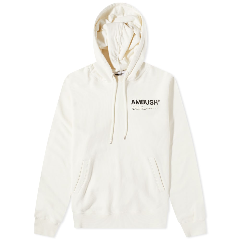 Sweatshirt Ambush Workshop Logo Popover Hoody BMBB012S22FLE0010210