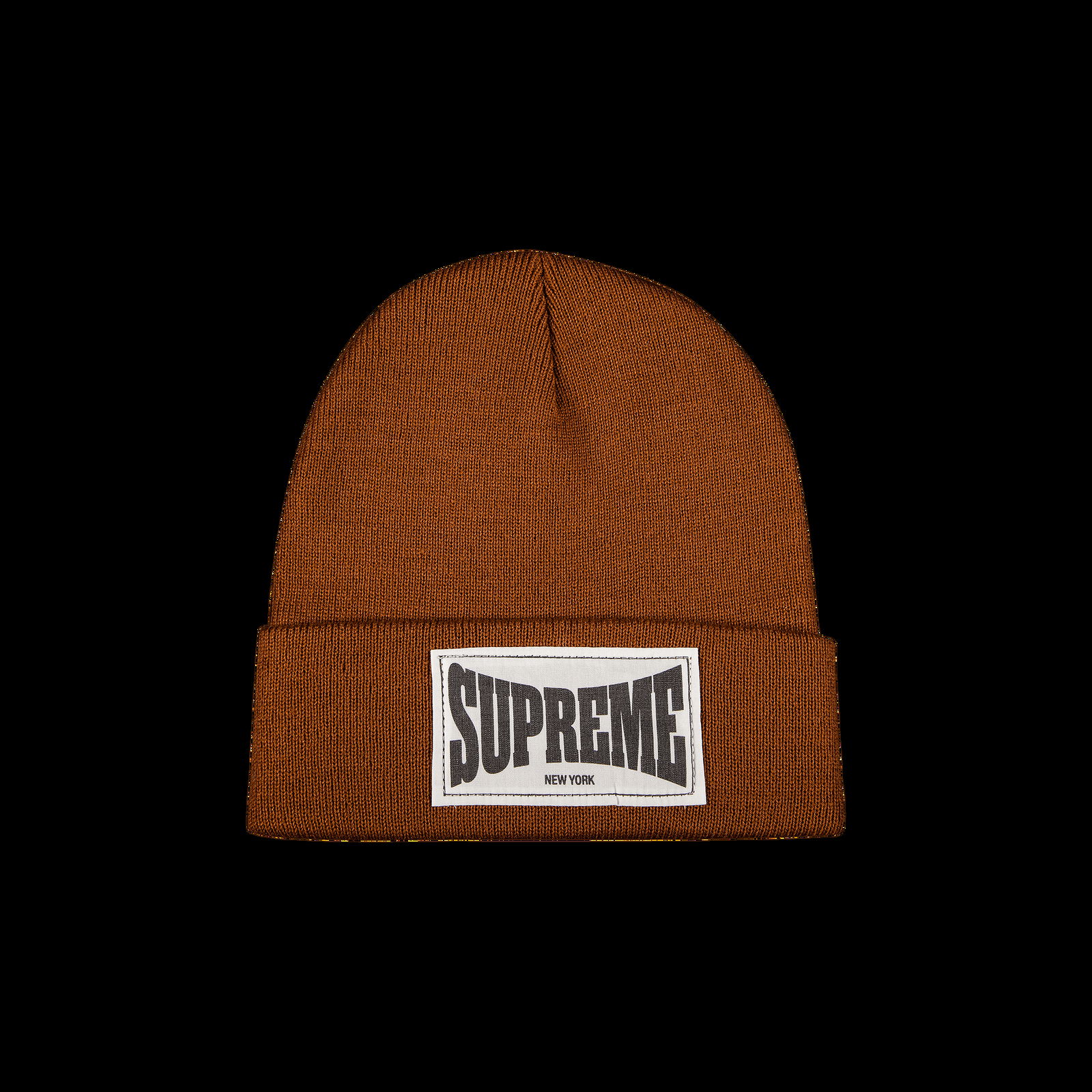 Beanie Supreme Woven Label Beanie FW20BN61 RUST | FLEXDOG