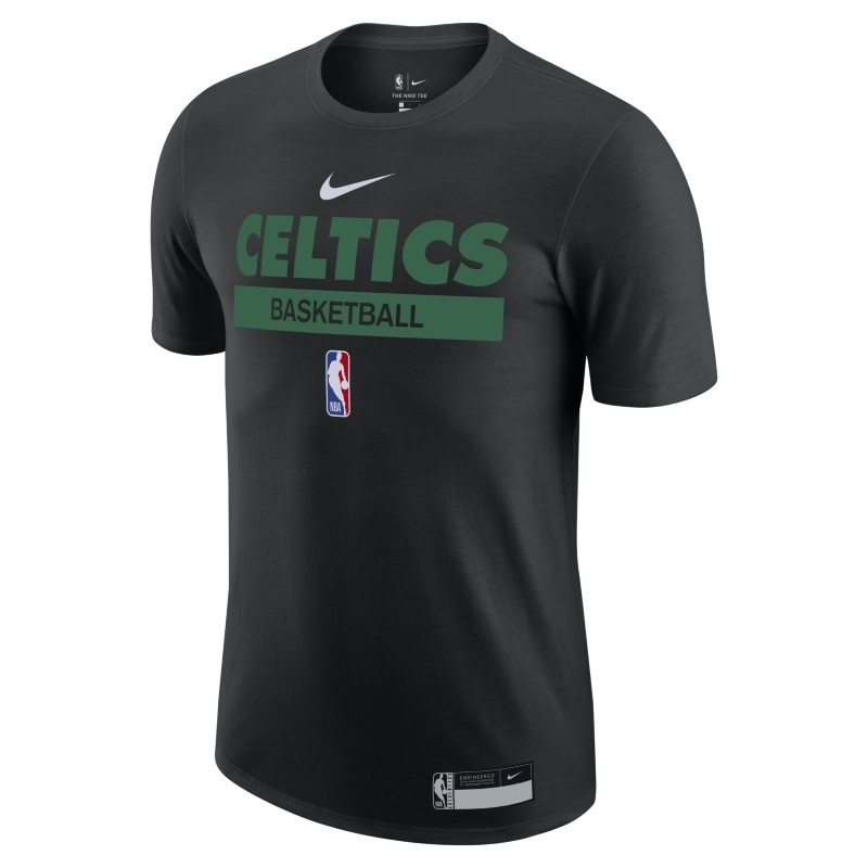 Nike Men's Boston Celtics Grey Practice T-Shirt, Medium, Gray