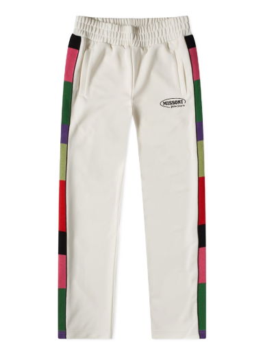 Missoni Kids striped track pants - White