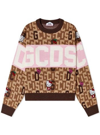 GCDS Hello Kitty Boxy Sweater HK22W380805-14