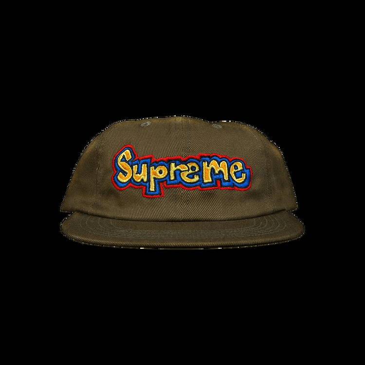 Cap Supreme Gonz Logo 6 Panel Cap SS18H26 OLIVE | FLEXDOG