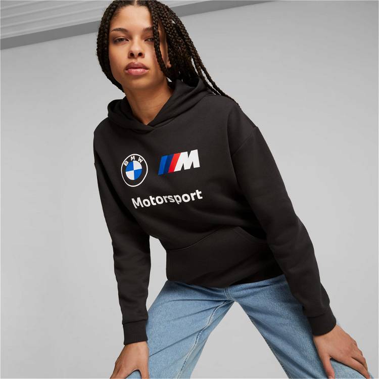 Sweatshirt Puma BMW M Motorsport Essentials Hoodie Damen, Schwarz, Größe:  L, Kleidung 621373_01