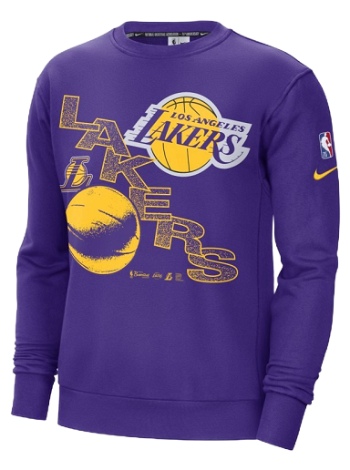 Nike Los Angeles Lakers Courtside Men's NBA Fleece Sweatshirt DH9438-504